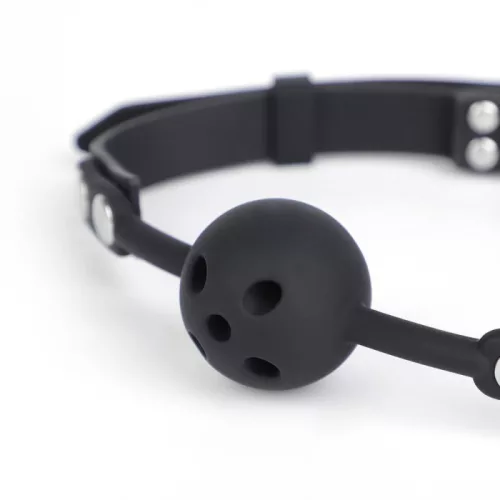 BREATHFIVE 40mm – fekete piercinges golyós szling