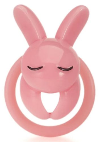 Rózsa színű prémium nyúlketrec 4,5 x 3 cm