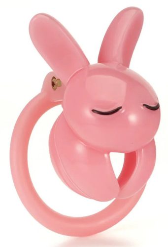 Rózsa színű prémium nyúlketrec 4,5 x 3 cm