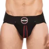 Rokk Black-Red – prémium férfi jockstrap intim kényelemhez