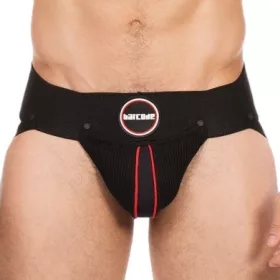   Rokk Black-Red – prémium férfi jockstrap intim kényelemhez