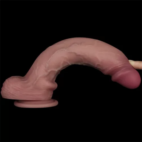 Sliding-Skin Pro II Dildo 20x4 cm bőrszínű