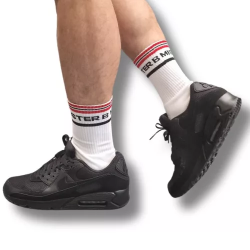 Fist Pig – prémium piros-fehér zoknik