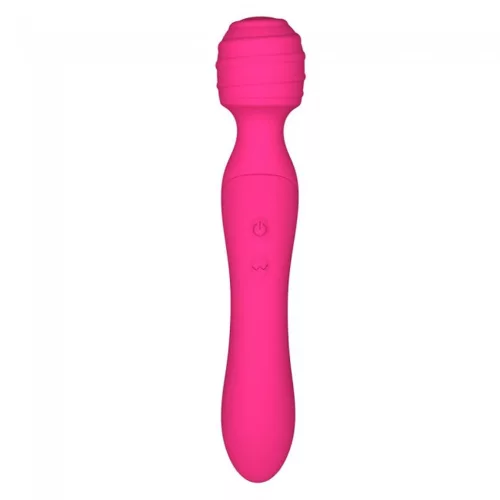 Twist Vibrátor Kettős motor, 8 mód 22 cm rózsaszín