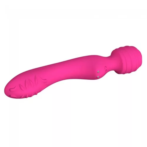 Twist Vibrátor Kettős motor, 8 mód 22 cm rózsaszín