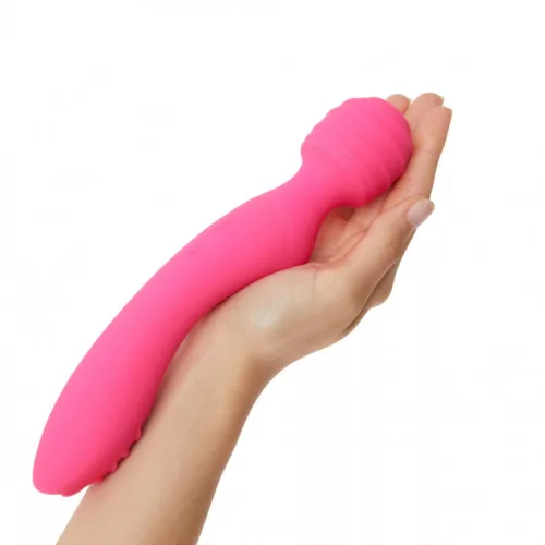Twist Vibrátor Kettős motor, 8 mód 22 cm rózsaszín
