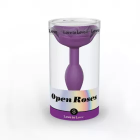   Open Roses Anál plug Ergonomikus, szilikon, vízálló S lila