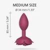 Open Roses Anál plug Ergonomikus, vízálló M szilva