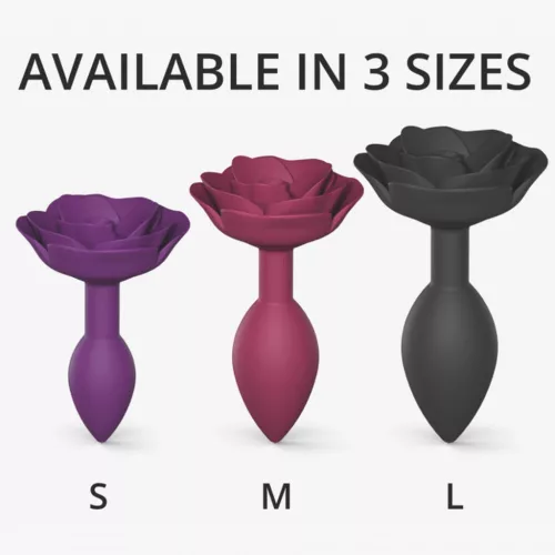 Open Roses Anál plug Ergonomikus, vízálló M szilva