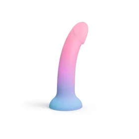   Dildolls Dildó Zakrzywított design, vízálló, erős tapadókorong 14 cm színátmenetes