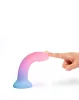 Dildolls Dildó Zakrzywított design, vízálló, erős tapadókorong 14 cm színátmenetes