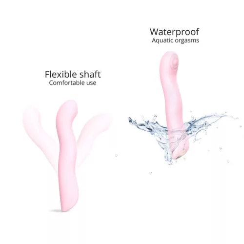 Swap Vibrátor 10 mód rezgés, ütés 15 cm rózsaszín vízálló