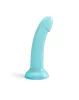 Dildolls Dildó Hajlított, tapadókorongos, vízálló 14 cm kék-arany csillagos