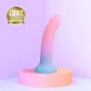 Dildolls Dildó Zakrzywított, Szilikon, Tapadókorongos XL, Többszínű
