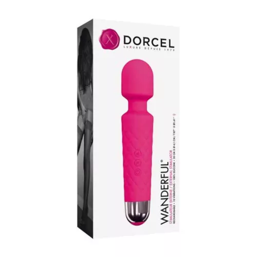 Wanderful Wand masszírozó 8 sebesség, 10 mód 20 cm magenta