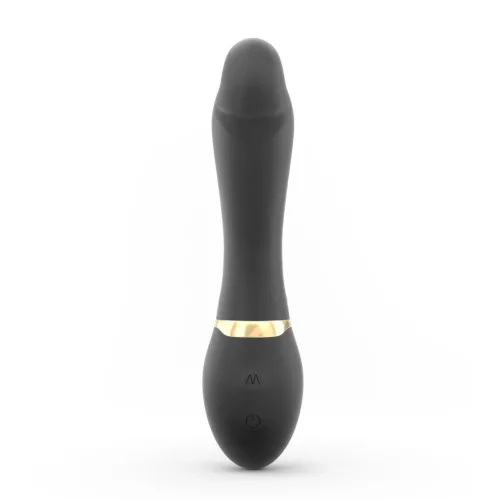 Marc Dorcel Vibrátor G-pont stimuláló, 7 rezgésmód, USB töltés, 20 cm fekete