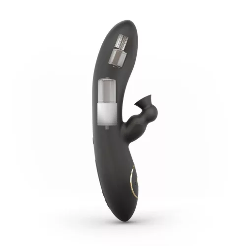 Dorcel Vibrátor G-pont és csikló stimuláló, szívó funkció 20 cm fekete