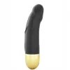 Real Vibration Vibrátor 10 mód G-pont stimuláló USB-töltés S fekete-arany