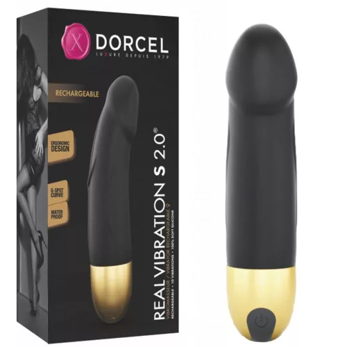 Real Vibration Vibrátor 10 mód G-pont stimuláló USB-töltés S fekete-arany
