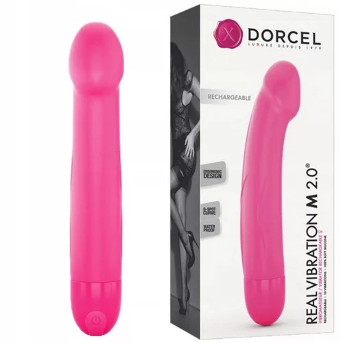 Real Vibration Vibrátor 10 mód - G-pont stimuláló - M méret magenta