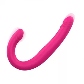   Orgasmic Dildó Kettős stimuláció, 9 módban pulzáló és rezgő 45 cm