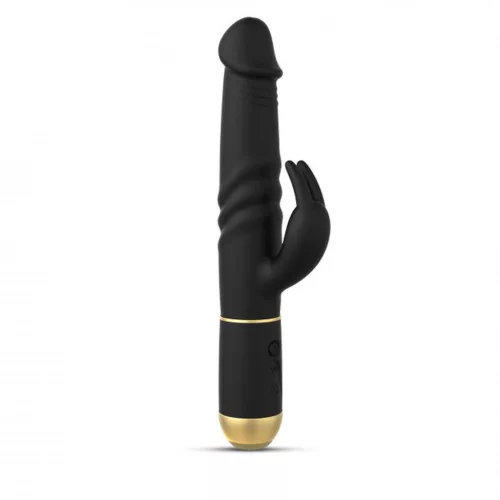 Dorcel Vibrátor Rezgő fej, 7 mód, USB töltés 27 cm fekete-arany