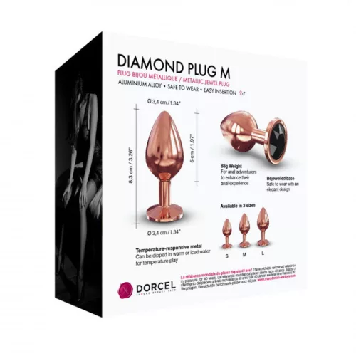 Marc Dorcel Anál plug Elegáns, kényelmes M fekete