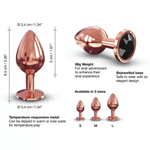 Marc Dorcel Anál plug Elegáns, kényelmes M fekete