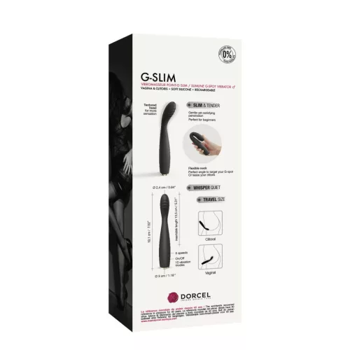 Marc Dorcel Vibrátor G-pont stimuláló, 10 mód, 19 cm fekete