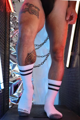 Gymnetixxx – prémium fehér sportzokni