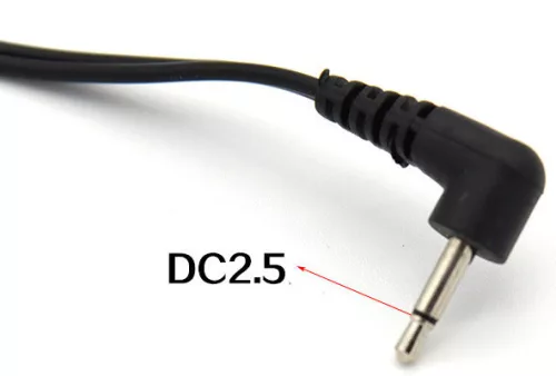 2,5 mm DC csatlakozó kábel