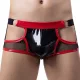 Fekete jockstrap fényes vinil hatással M-XXL méret