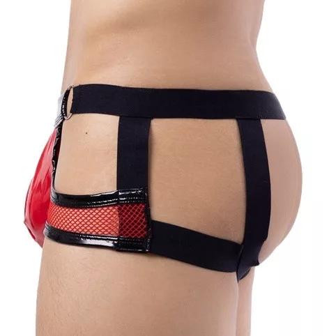 Sexy Red Hollband Jockstrap Piros méret M-XXL
