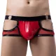 Sexy Red hollandi jockstrap piros, fényes vinyl M-XXL méret