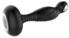 O Shock Anál plug USB töltésű, 10 rezgés- és 3 elektro mód 10,5 cm fekete
