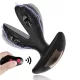 Electro Anchor Anál plug Rezgő és elektro stimuláció 9x7 cm fekete szilikon