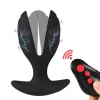 Electro Anchor Anál plug Rezgő és elektro stimuláció 9x7 cm fekete szilikon