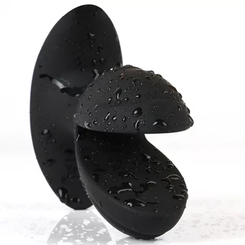 Electro Anchor Anál plug Rezgő és elektro stimuláció 9x7 cm fekete szilikon
