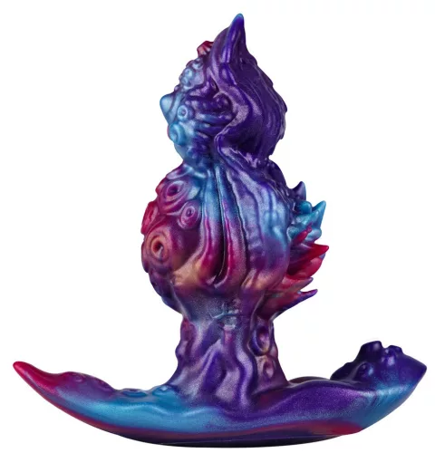 Ballytak Anál plug Texturált, tapadókorongos Szilikon 12 cm fekete