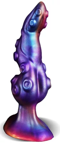 Anál plug Szilikon texturált felület 19 cm fekete
