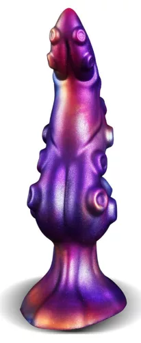 Anál plug Szilikon texturált felület 19 cm fekete