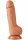 Dickit Dildó Szívókorongos, Texturált 14 cm PVC fekete
