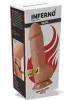 Dickit Dildó Szívókorongos, Texturált 14 cm PVC fekete