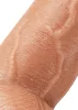 Dickit Dildó Szívókorongos, Texturált 14 cm PVC fekete