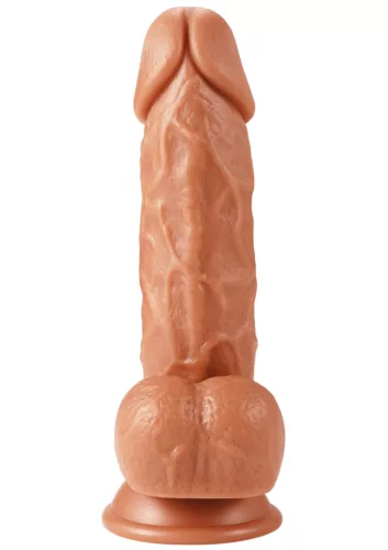 Dickright Dildó Széles fej, Bordázott 17 cm 5 cm