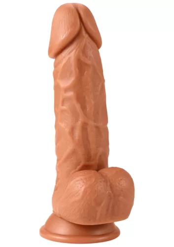 Dickright Dildó Széles fej, Bordázott 17 cm 5 cm