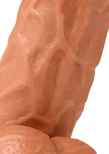 Dickright Dildó Széles fej, Bordázott 17 cm 5 cm