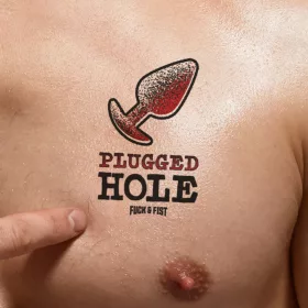 Ideiglenes tetoválás Plugged Hole 9x6 cm