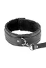 Fetish Tentation Bondage szett 10 darabos vegán bőr, kötöző, lánc, maszk, bíró, packa, piros-fekete
