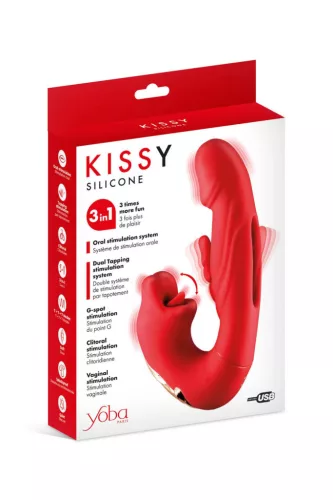 Yoba Vibrátor Többfunkciós, 17,6 cm Fekete